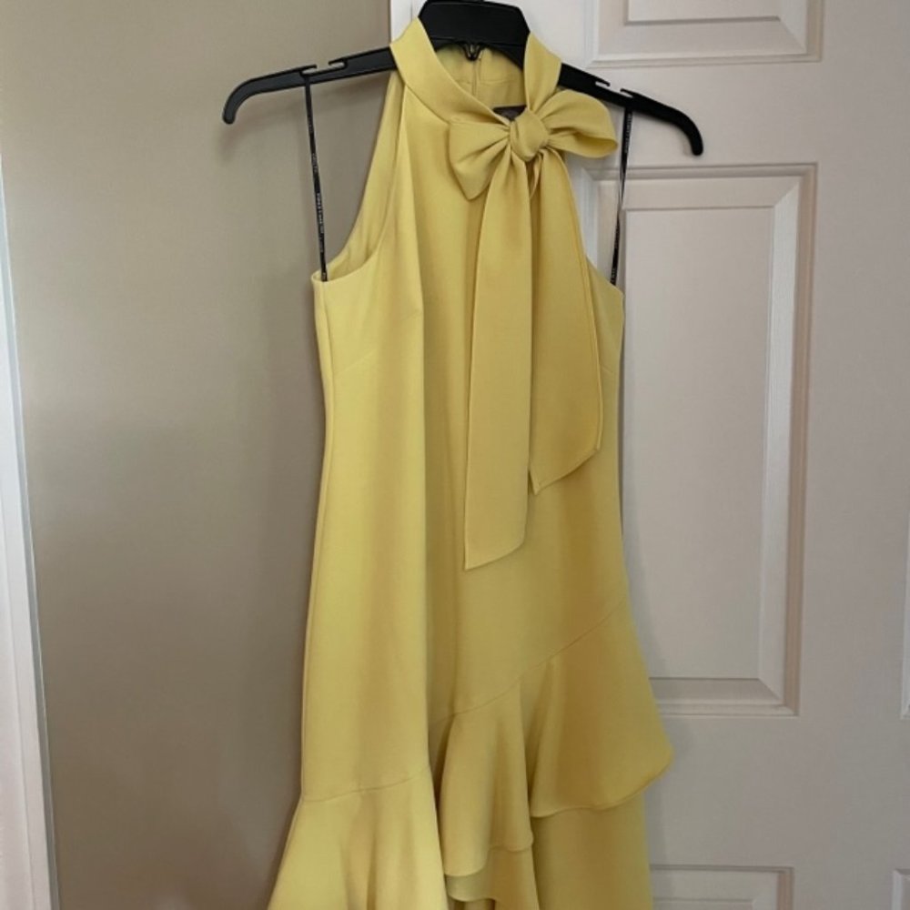 Vince Camuto Bow Neck Shift Dress Size 2
